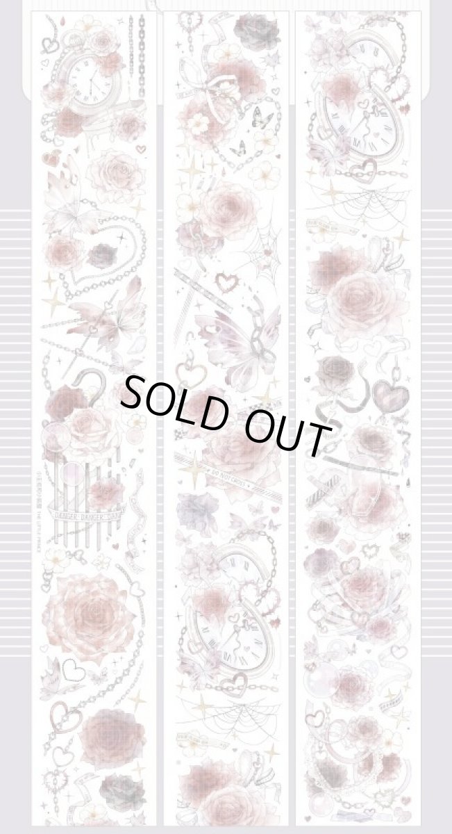 画像1: 【小王紙】花殇之約-PET貝殻光   (1)