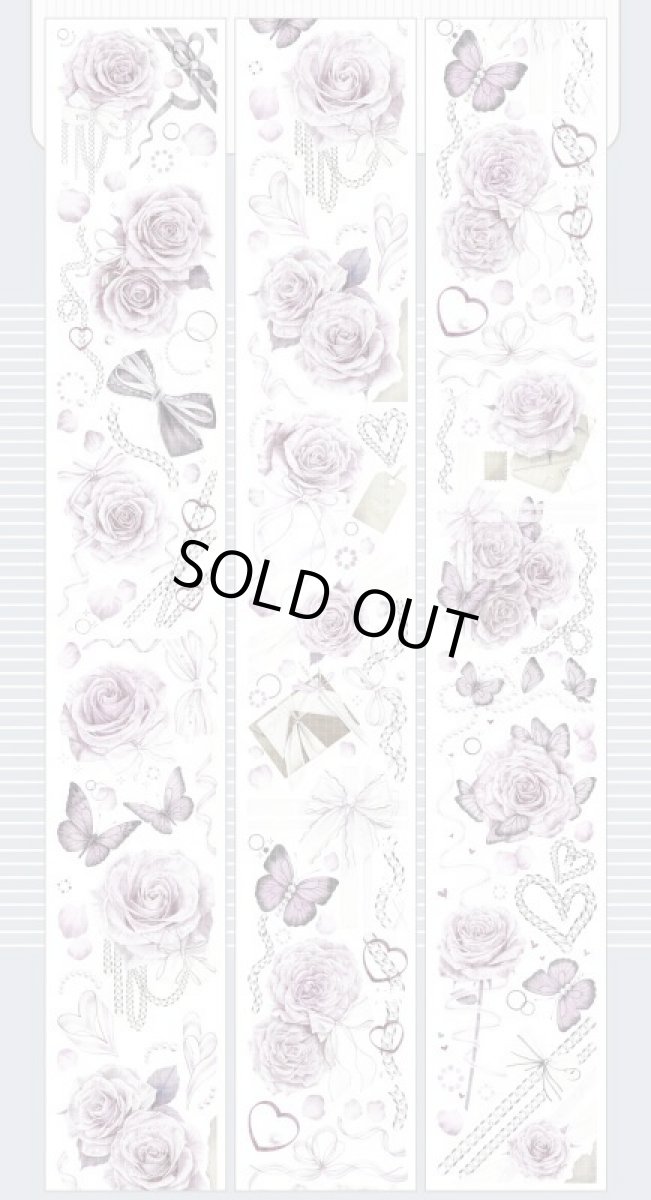 画像1: 【小王紙】紫郁礼花-PET貝殻光 (1)