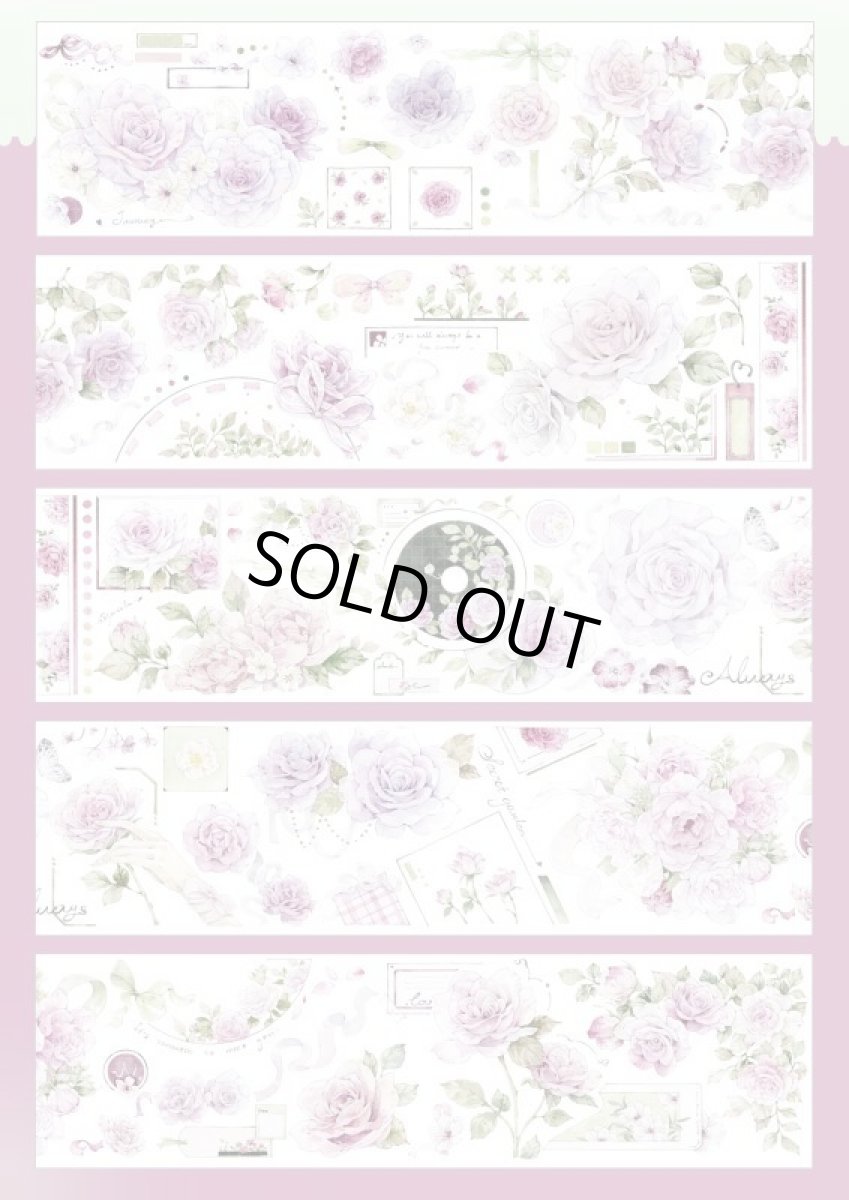 画像1: 【漫不経心】薔薇花園-PET貝殻光 (1)