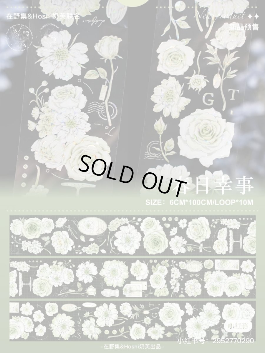 画像1: 【hoshi&在野集】春日幸事-PET貝殻光 (1)