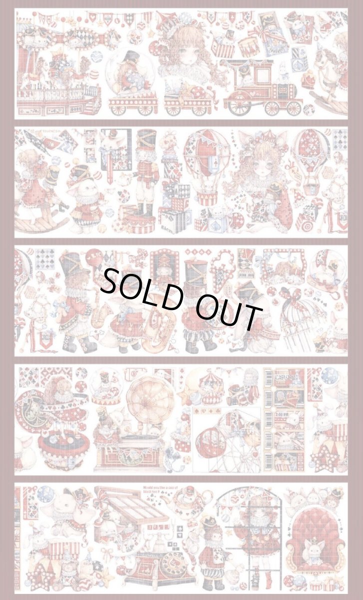 画像1: 【野葵】狐桃夾子-PET水晶 (1)