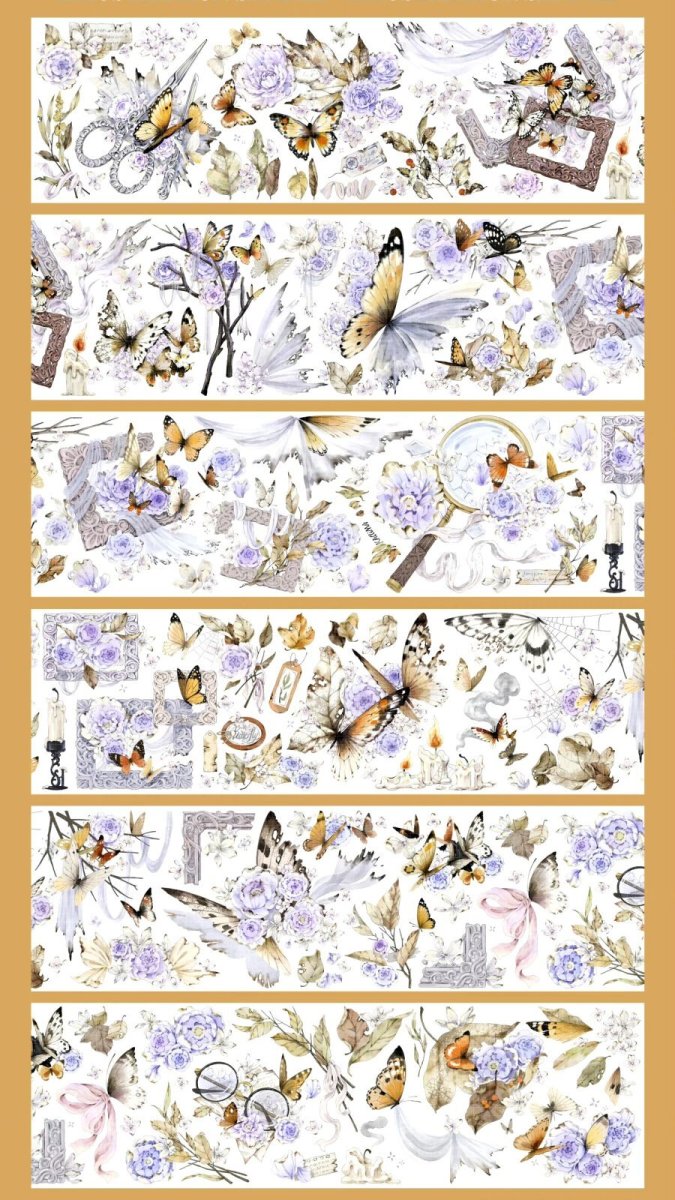 画像1: 【shine】枯葉塵蝶-PET貝殻光 (1)