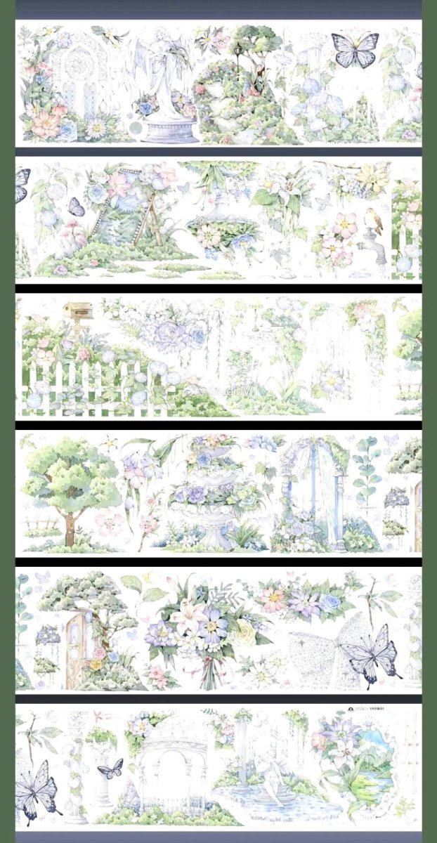画像1: 【studio6】無尽春日-PET貝殻光 (1)