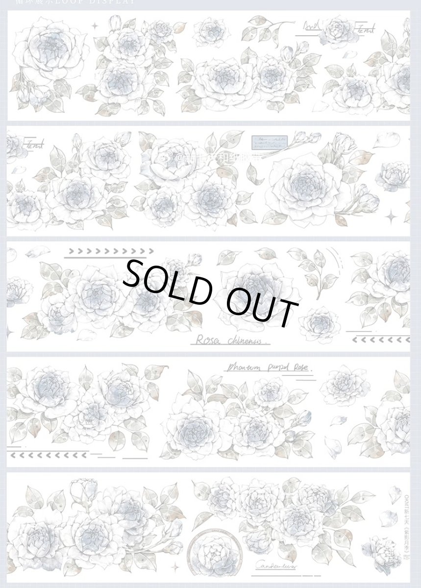 画像1: 【新七天】紫影月季-PET貝殻光 (1)