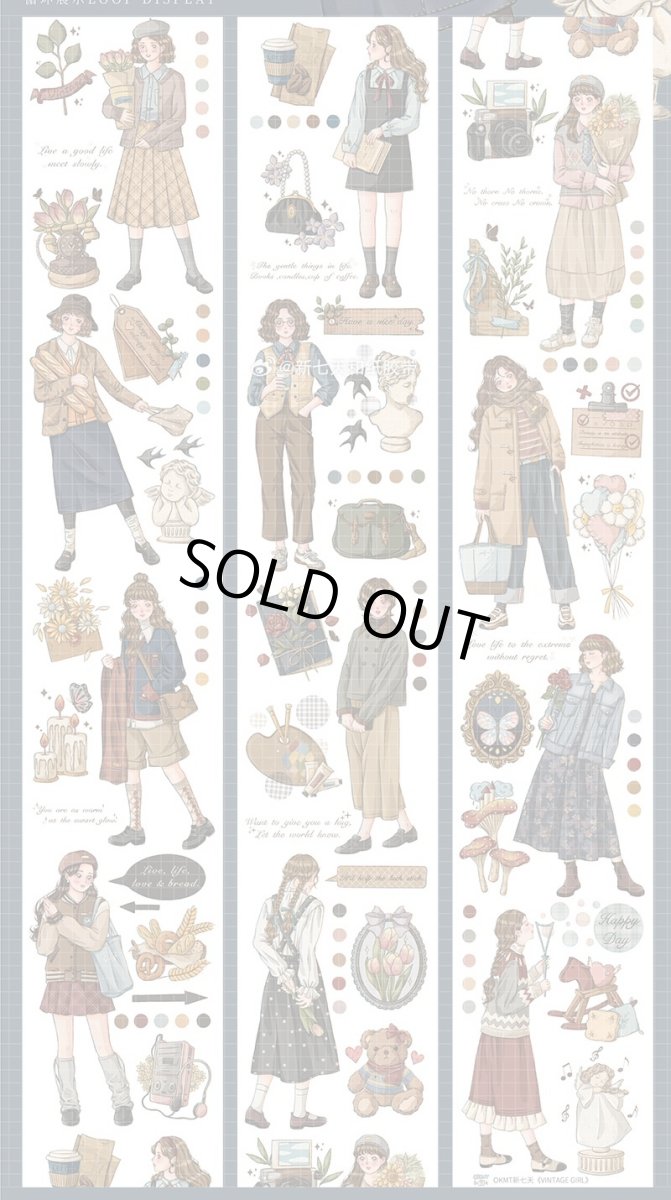 画像1: 【新七天】vintage girl-PET水晶 (1)