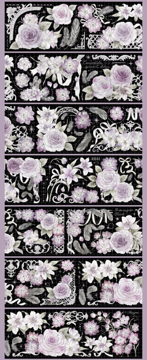 画像1: 【hoshi】煙燻朧胧-PET貝殻光 (1)