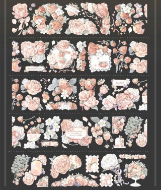 【海外マステ切り売り084】花染所　繁尘　贝壳光 海外マステ切り売り084】花染所 繁尘 贝壳光 海外マステ切り売り