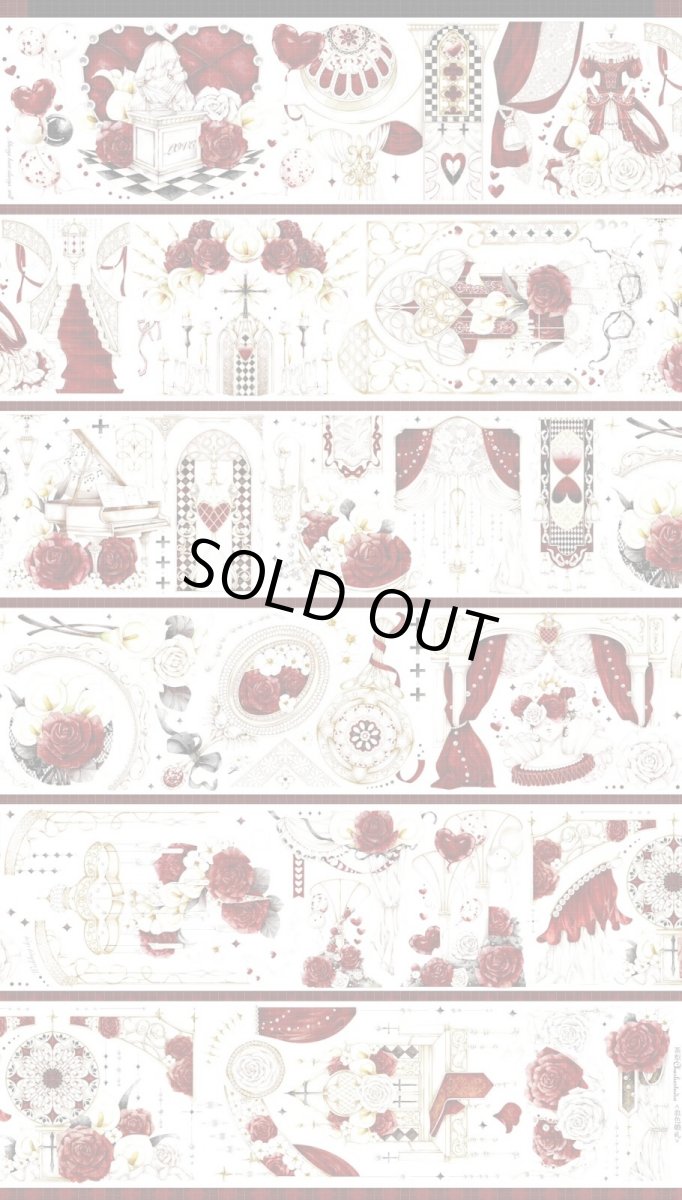 画像1: 【茶梨】血色婚礼-PET燙紅金 (1)