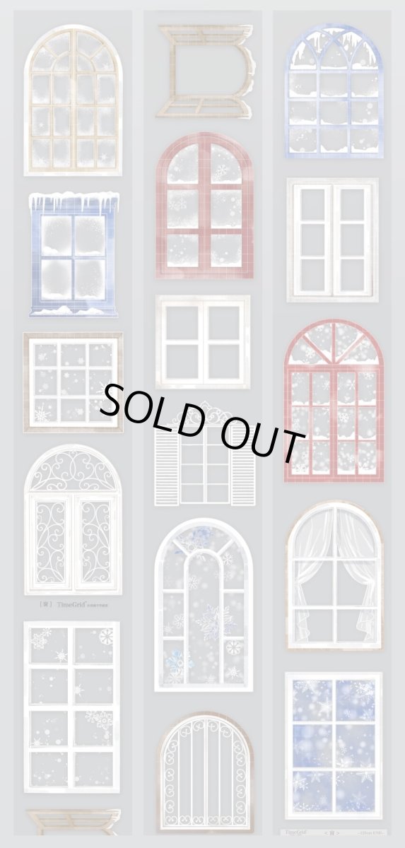 画像1: 【時間格子】窓-PET水晶 (1)