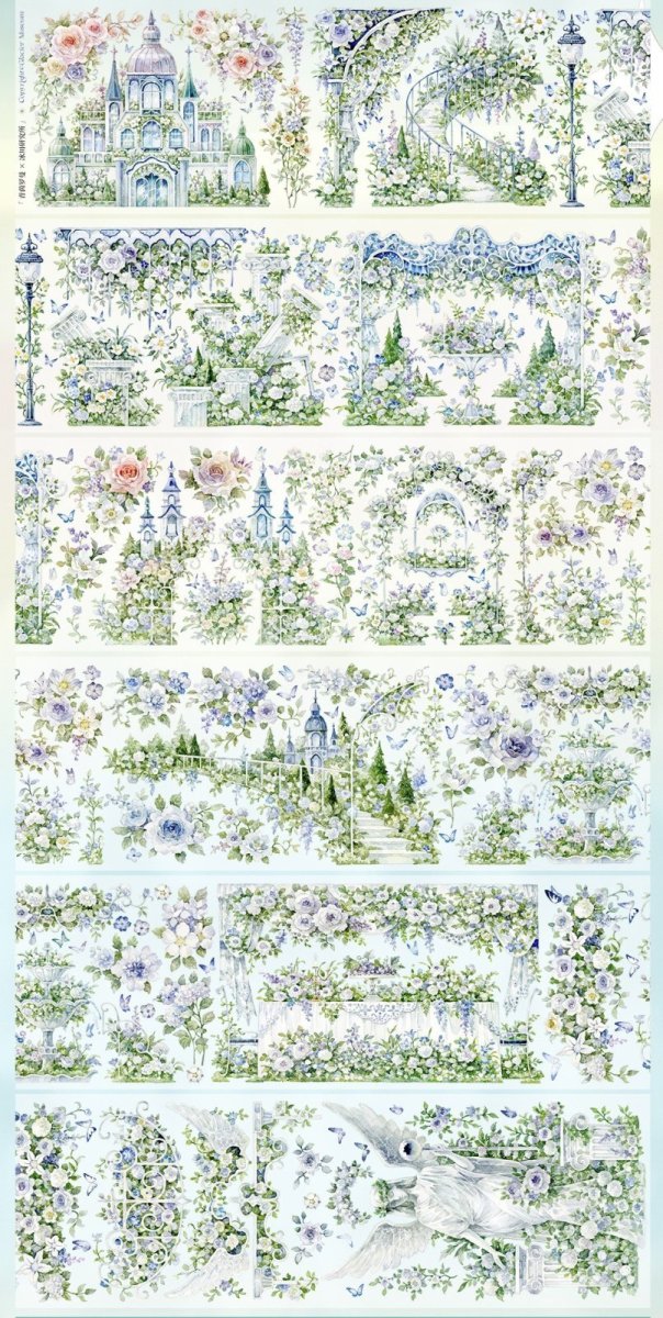 画像1: 【冰川】青茵羅曼（6.5cm）-PET貝殻光 (1)