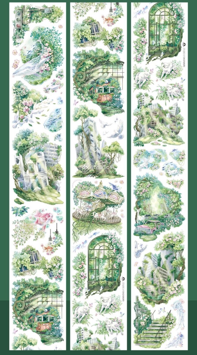 画像1: 【studio6】末世烏托邦-PET貝殻光 (1)