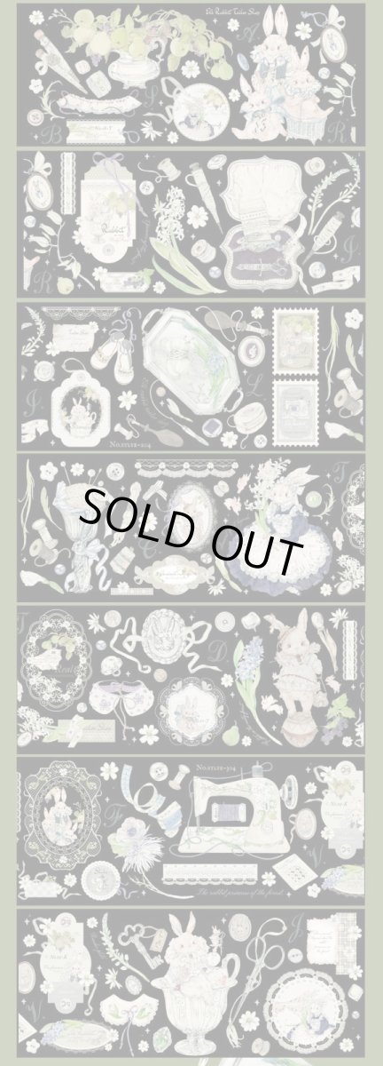 画像1: 【予星社】風信子與春日兔-PET貝殻光 (1)