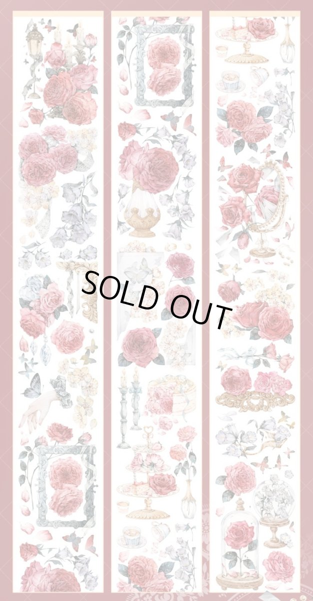 画像1: 【一木一横】薔薇夜譚-PET貝殻光 (1)