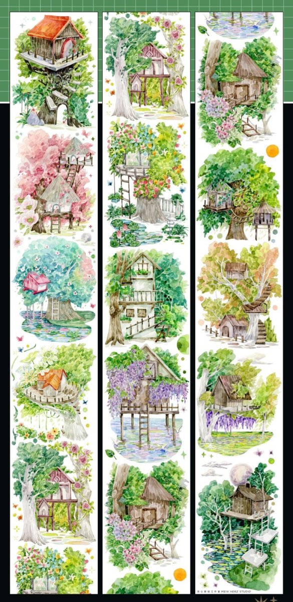 画像1: 【吾心】樹屋部落-PET貝殻光 (1)