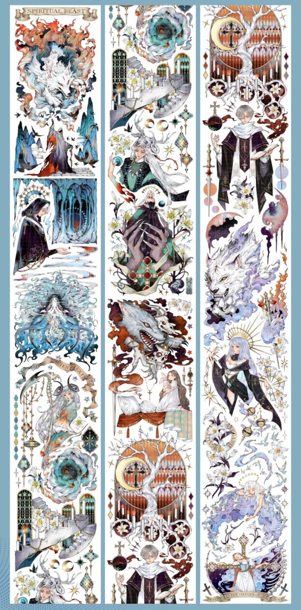 画像1: 【吾心】緘黙祭静（8cm）-PET貝殻光 (1)