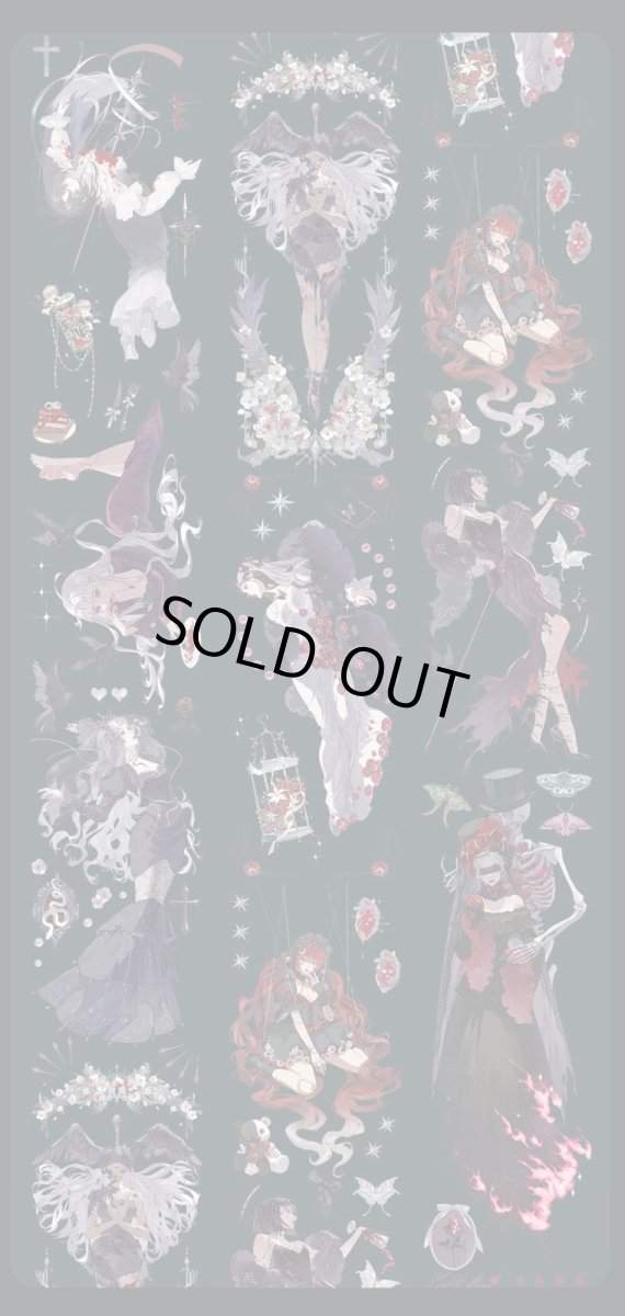 画像1: 【猫匠的野薔薇】炙色夢魘-PET燙紅 (1)