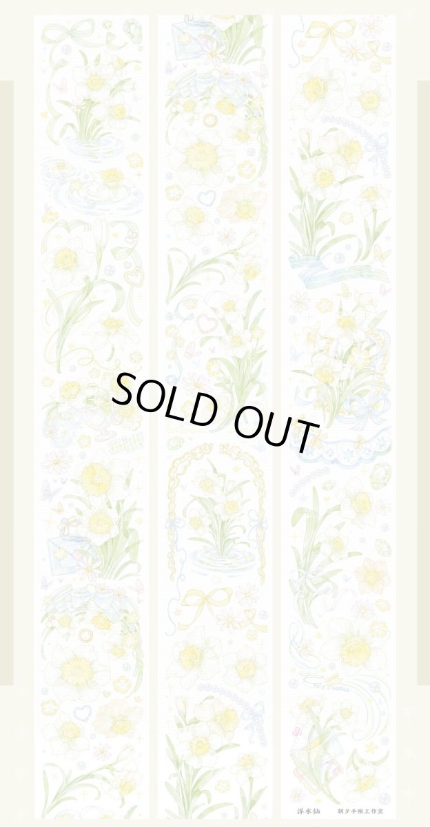 画像1: 【朝夕】洋水仙-PET貝殻光 (1)