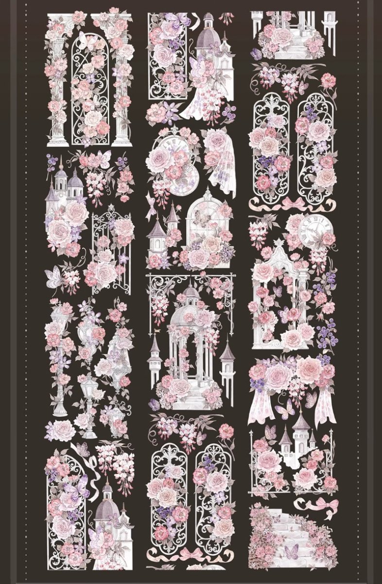 画像1: 【花染所】暮庭序-PET貝殻光 (1)