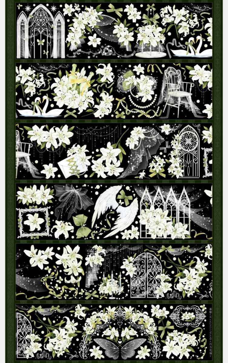 画像1: 【茶犁】百合花嫁-PET貝殻光 (1)