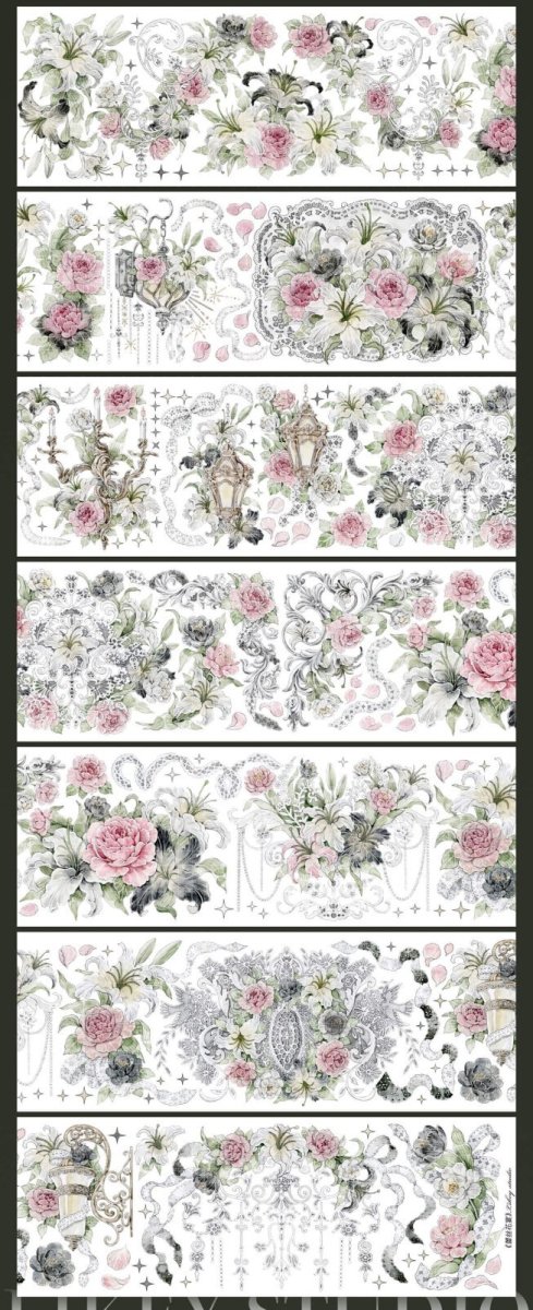 画像1: 【Likey】蕾絲花宴-PET貝殻光 (1)