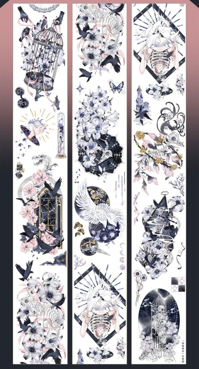 画像1: 【komos】蝕骨葬花-PET貝殻銀 (1)