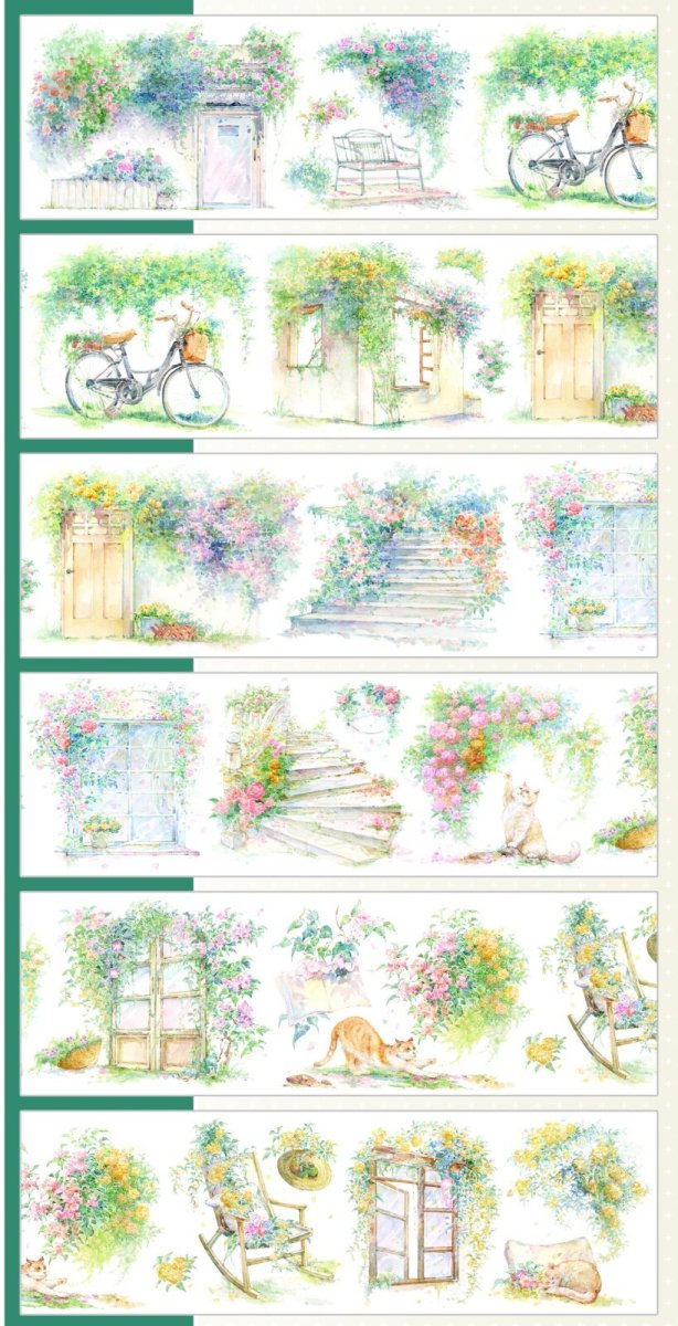 画像1: 【shine】牆畔花禮-PET貝殻光 (1)