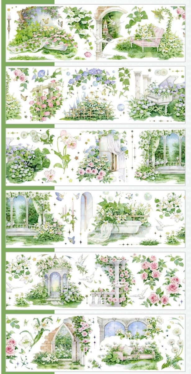 画像1: 【shine】夢境花廊-PET貝殻光 (1)