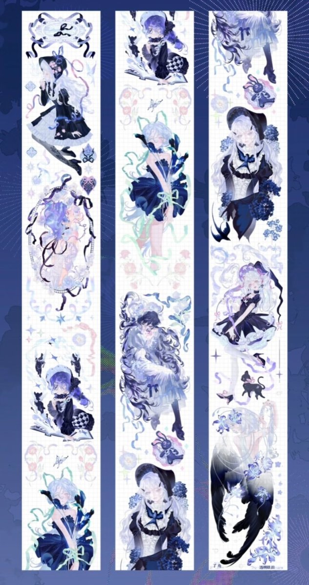 画像1: 【XX】透明眼涙-PET貝殻光 (1)