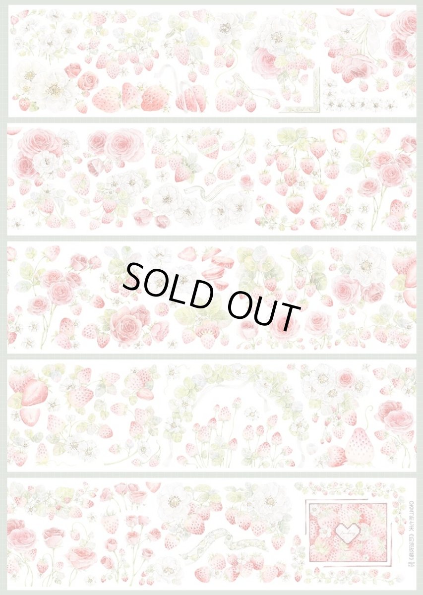 画像1: 【新七天】奶油玫莓-PET貝殻光 (1)