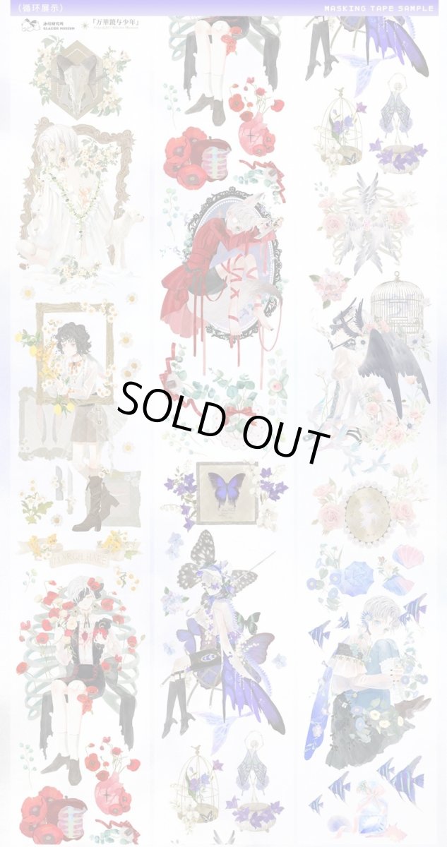 画像1: 【冰川】万華鏡与少年-PET貝殻光 (1)