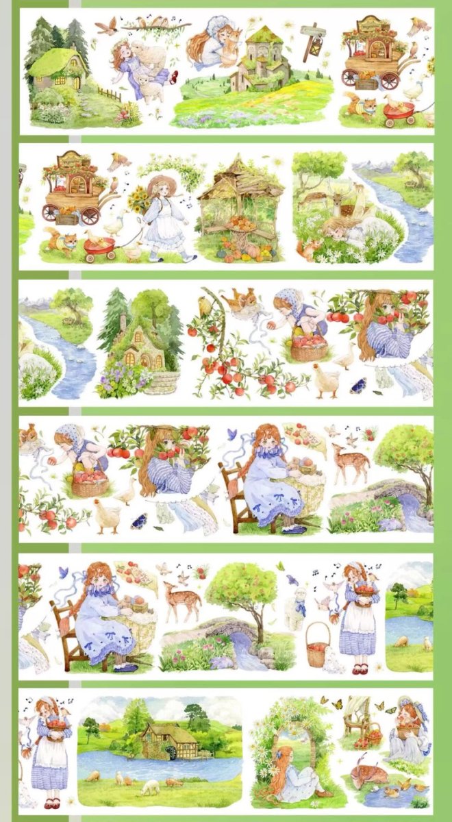 画像1: 【野葵】童話森活-PET貝殻光 (1)