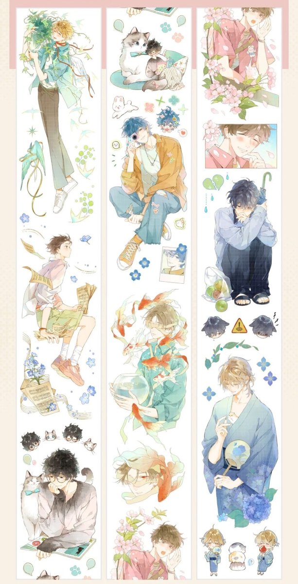 画像1: 【shine】晴空少年薄-PET貝殻光 (1)