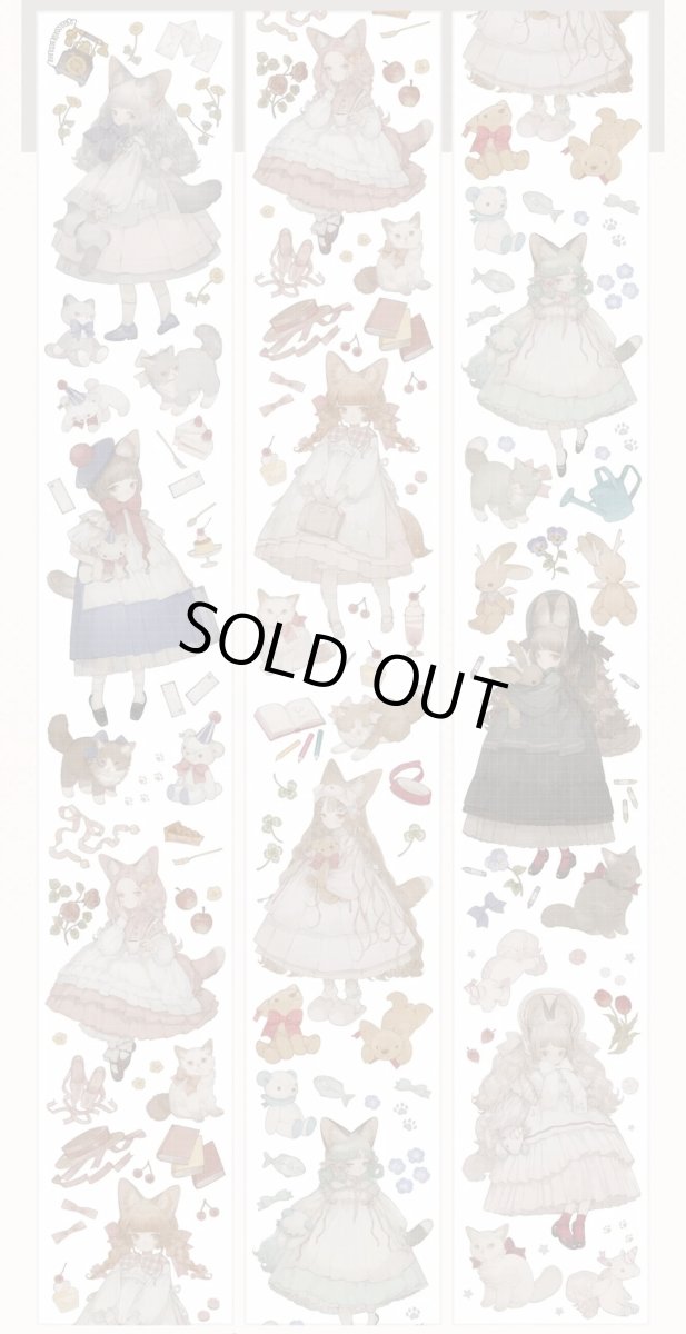 画像1: 【shine】猫玩偶的円舞曲-PET水晶 (1)