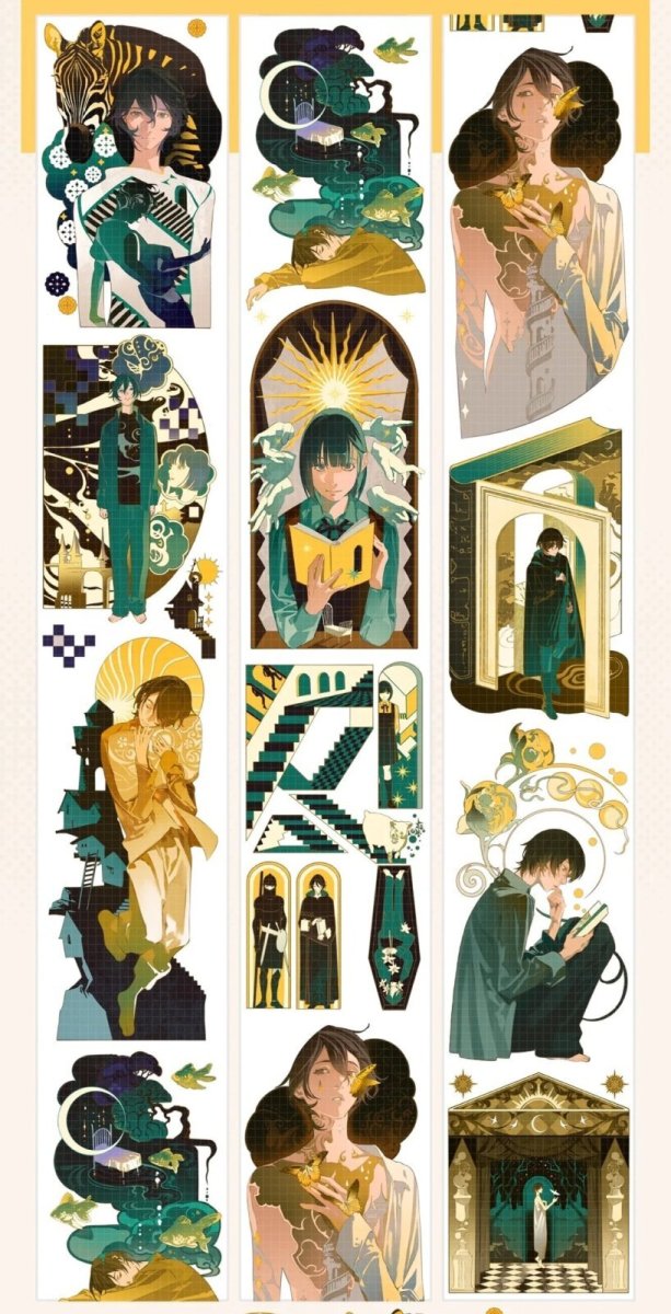 画像1: 【shine】幻夢迷宮-PET貝殻金 (1)