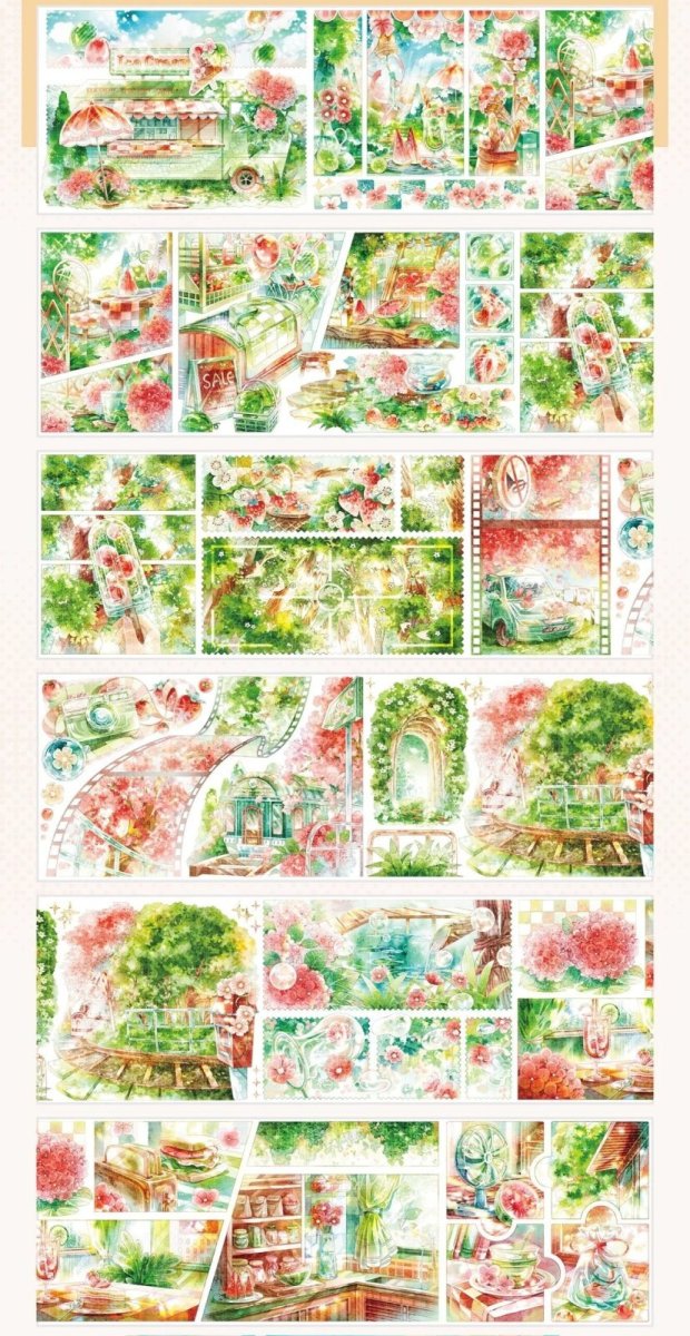 画像1: 【shine】夏日莫吉托-PET貝殻光 (1)