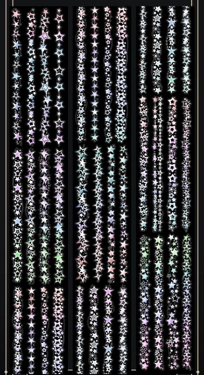 画像1: 【Wines】彩虹錠扣-PET貝殻銀（ダイカット） (1)