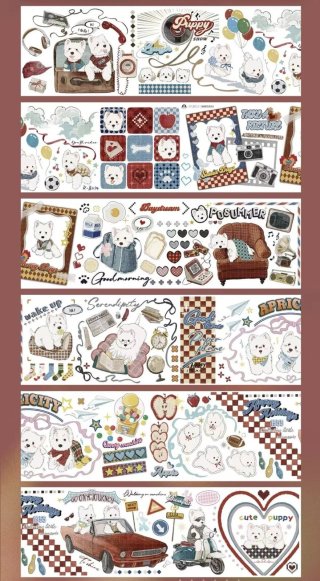 PET 10cm×6m 凉夏 海外マスキングテープ 6～10cm | cherish365_zakka