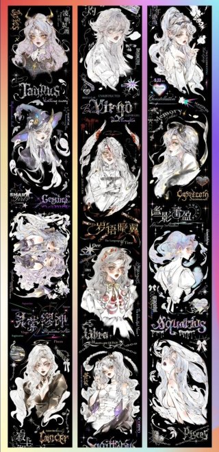 【墨魚さんセット】人物マステ 海外マステ 9巻 新品 まとめ売り 墨魚さんセット】人物マステ 海外マステ 9巻 新品 まとめ売り