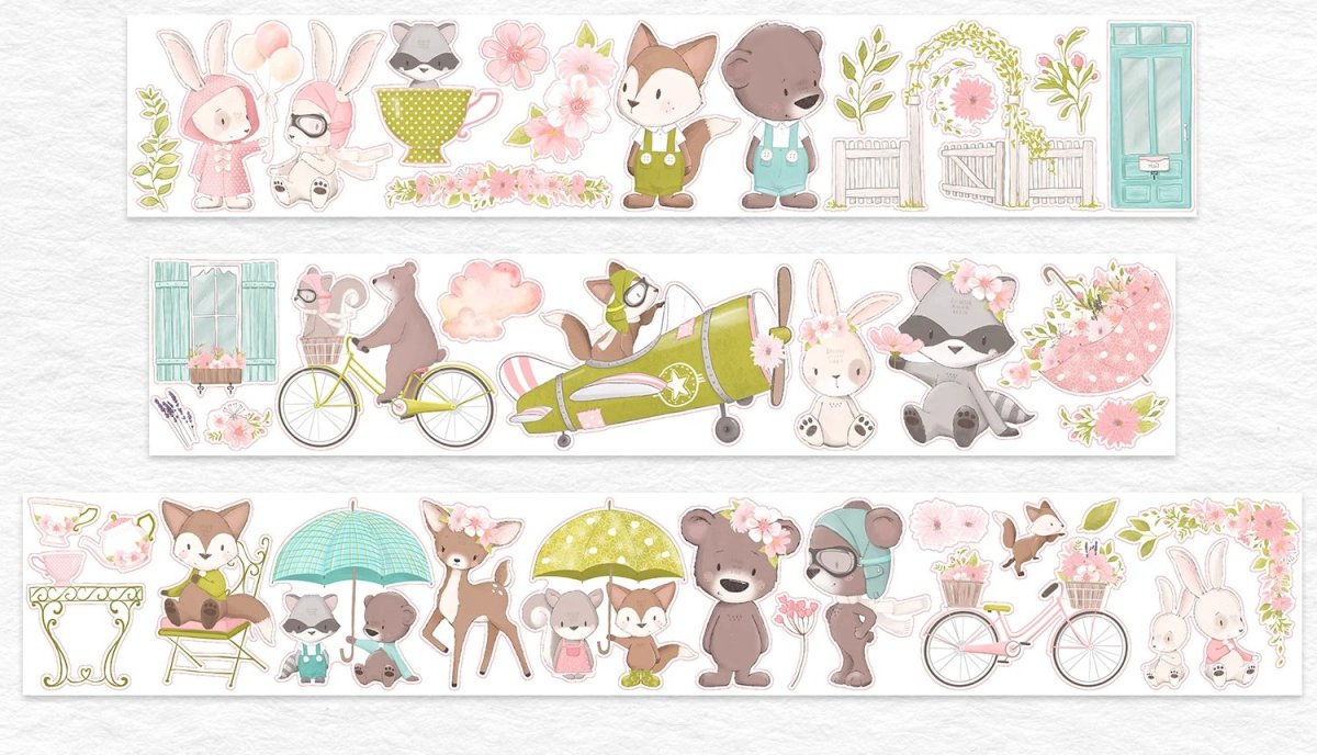 画像1: 【WT】友誼森林-PET（ダイカット） (1)