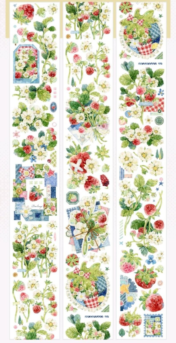 画像1: 【shine】草莓布町-PET貝殻光 (1)