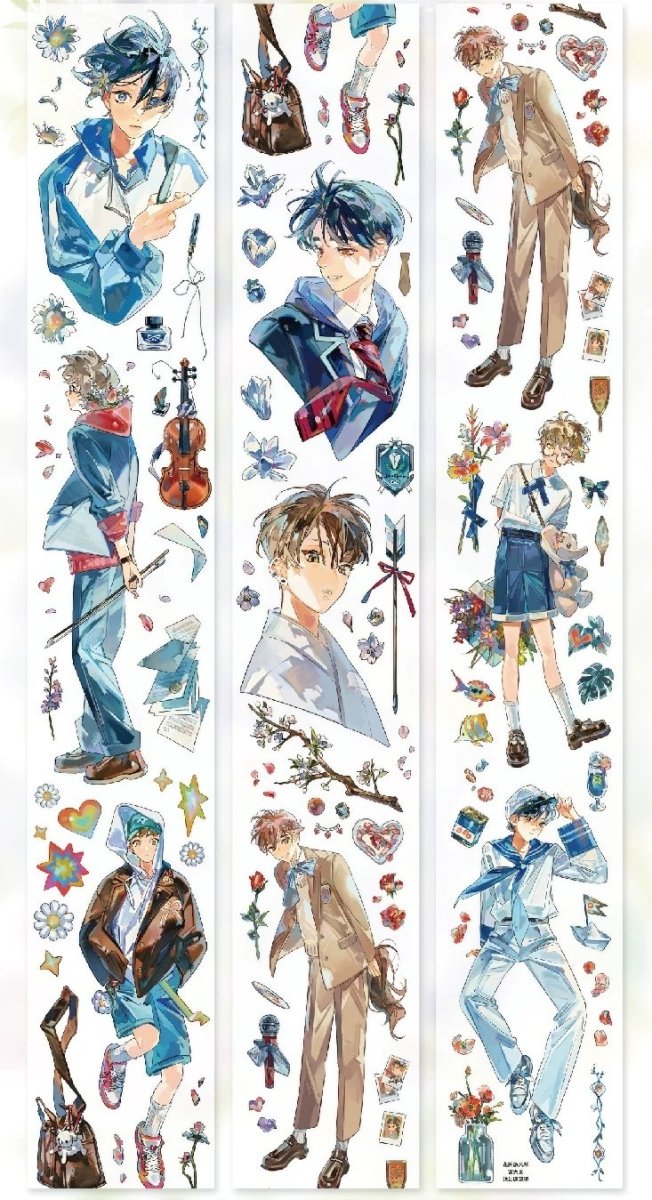 画像1: 【説出】花間遊風帳-PET貝殻光 (1)