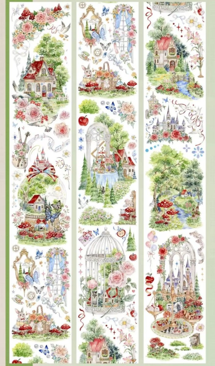 画像1: 【野葵】緋境霊森-PET貝殻光 (1)