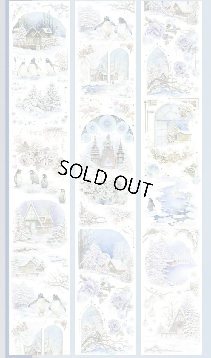 画像1: 【野葵】枕雪聆冬-PET貝殻光 (1)