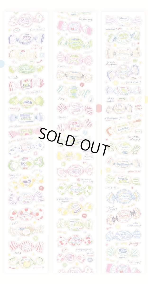 画像1: 【多弗】糖果-PET（ダイカット） (1)