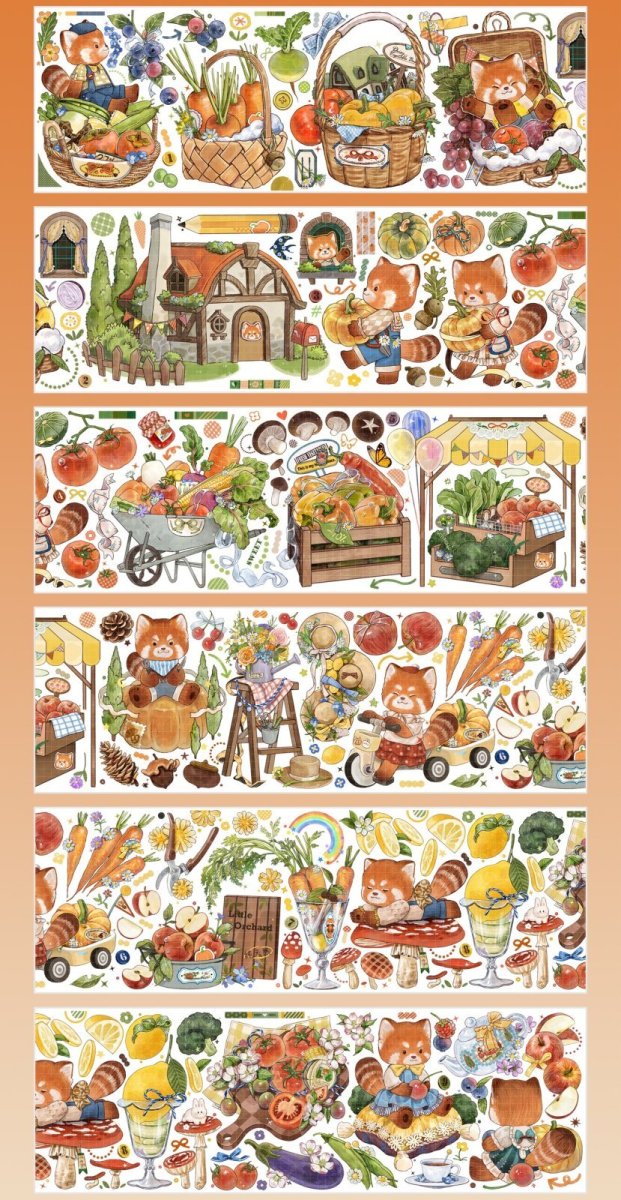 画像1: 【shine】秋日小熊猫-PET貝殻光 (1)