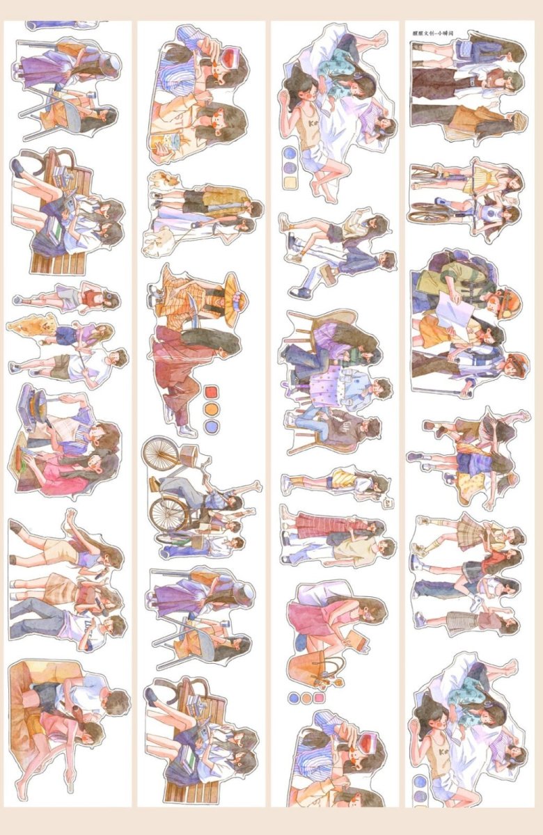 画像1: 【醒醒文創】小瞬間-PET(ダイカット) (1)