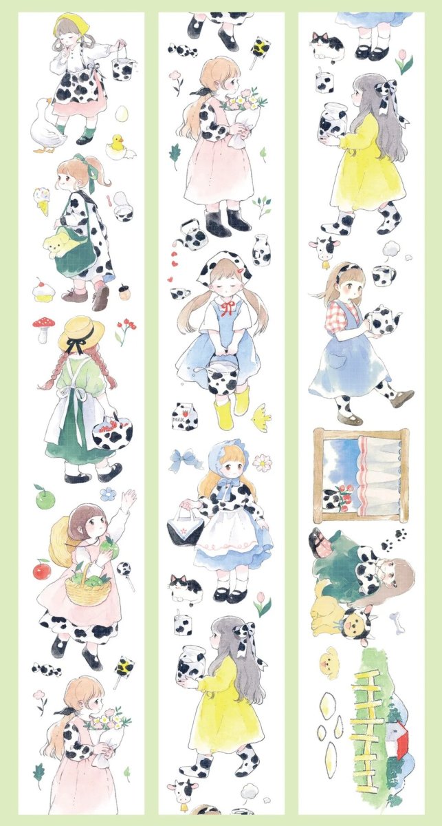 画像1: 【柑橘】牛乳妹妹-PET貝殻光 (1)