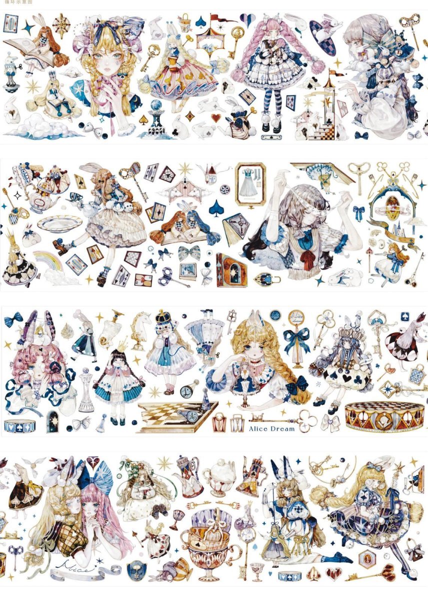 画像1: 【七日信】愛麗絲夢遊指南-PET水晶 (1)