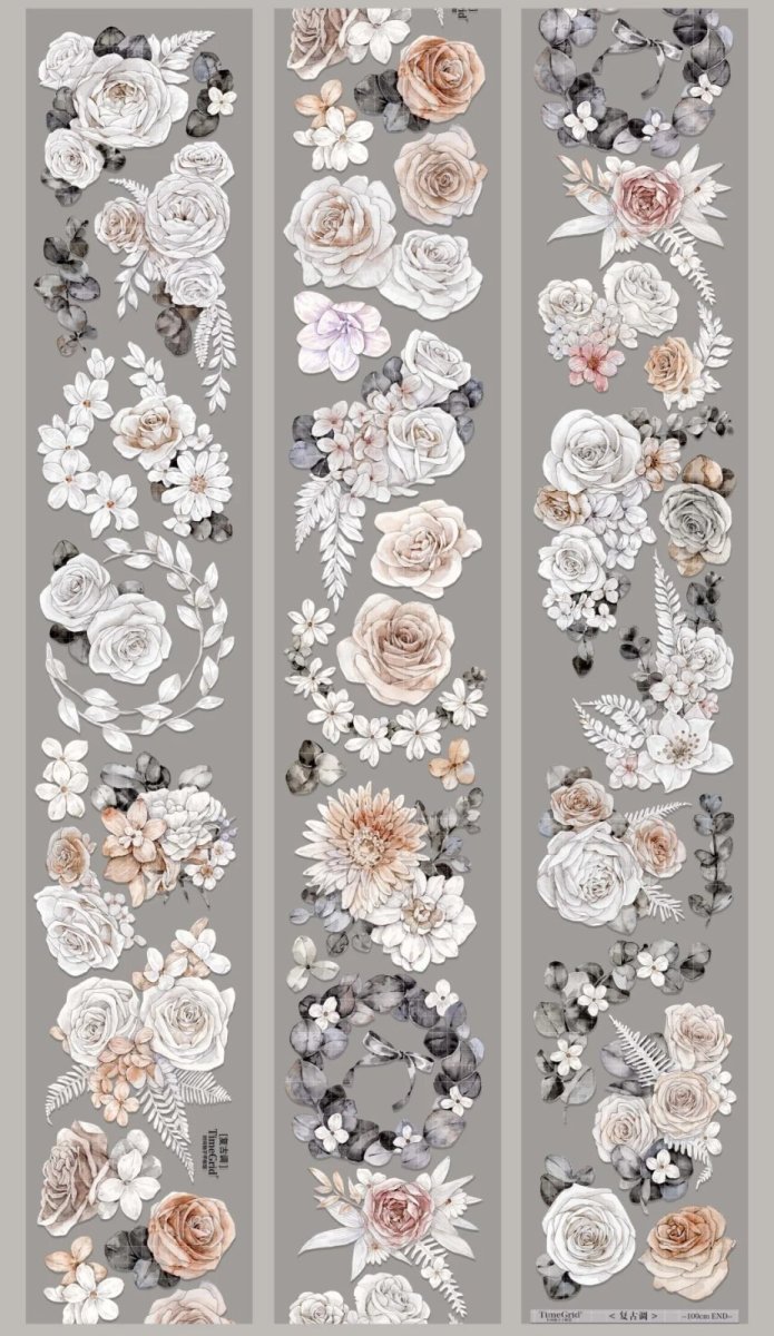 画像1: 【時間格子】復古調-PET水晶 (1)