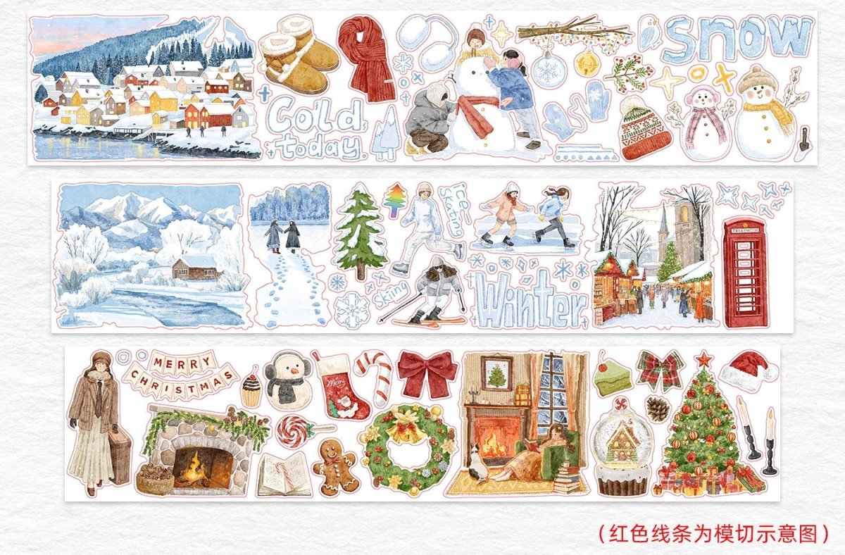 画像1: 【WT】雪境童話-PET（ダイカット） (1)